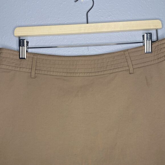 NWT New Pendleton Tan Taupe Stretch Skirt Size 12 - Picture 3 of 10